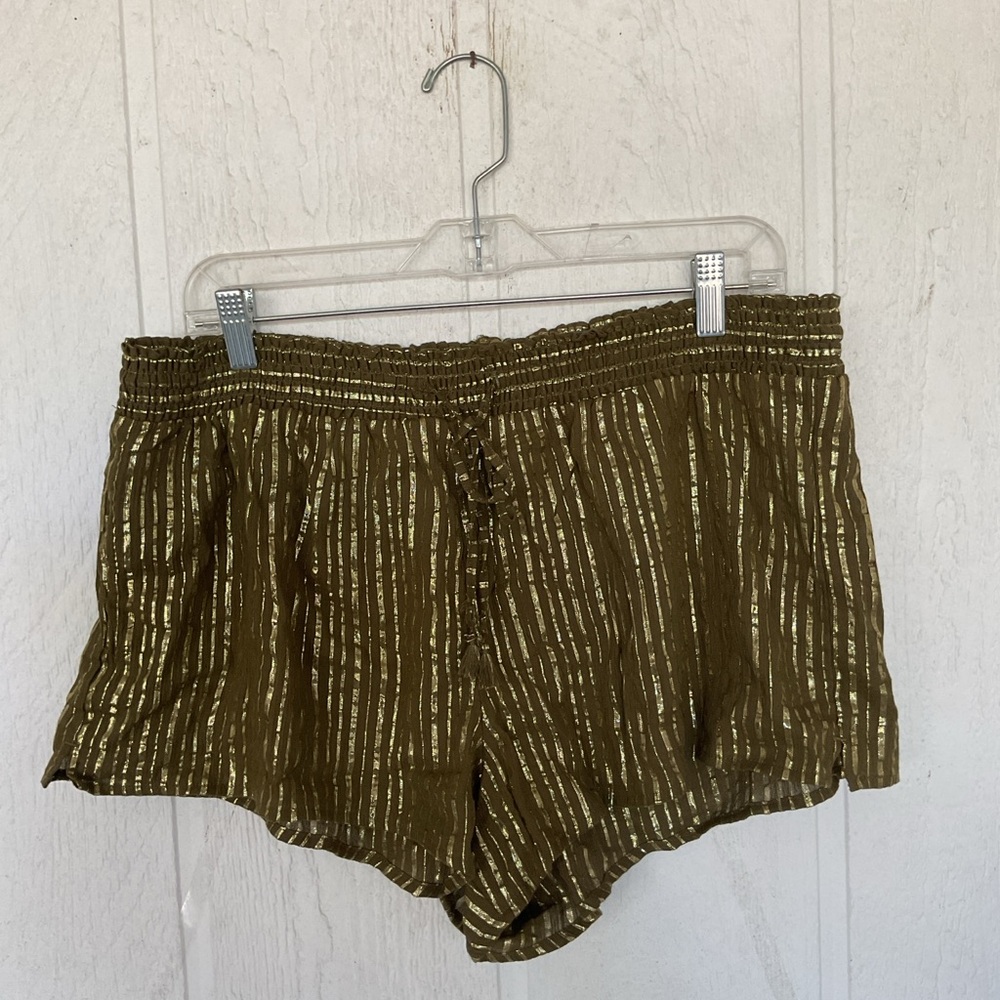 Victorias Secret Metallic Stripe Sleep Shorts NWT Suze XL